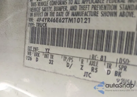 2002 Mazda B4000 Ds from USA, damaged, VIN 4F4YR46E62TM10121